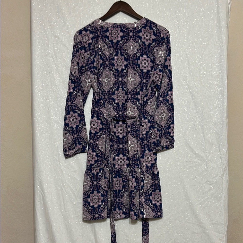 Floral Navy Dress - Picture 3 of 4